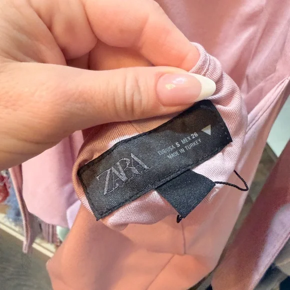 Zara pink blouse NWT Small - Picture 3 of 5